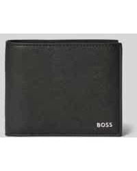BOSS - Portemonnee Van Echt Runderleer, Model 'Zair_Trifold' - Lyst