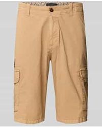 Bugatti - Regular Fit Cargobermuda Met Steekzakken - Lyst