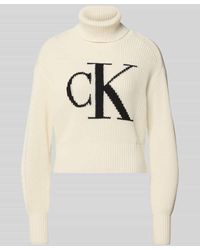 Calvin Klein - Strickpullover mit Rollkragen - Lyst