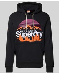 Superdry - Hoodie mit Label-Print Modell 'GREAT OUTDOORS' - Lyst