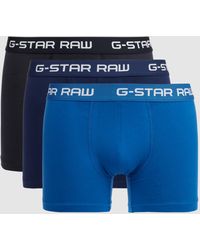 G-Star RAW Boxershort In Een Set Van 3 - Blauw