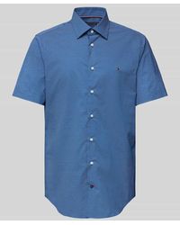 Tommy Hilfiger - Regular Fit Business-Hemd mit Kentkragen - Lyst