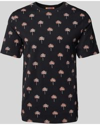 Scotch & Soda - T-Shirt mit Allover-Muster - Lyst