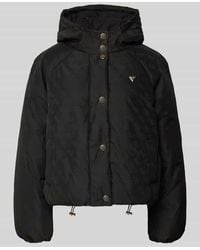 Guess - Regular Fit Jacke mit Logo-Applikation Modell 'Boxy' - Lyst