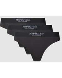 Marc O' Polo - String Met Elastische Band Met Logo - Lyst