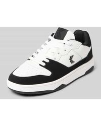 Karlkani - Ledersneaker mit Label-Details - Lyst