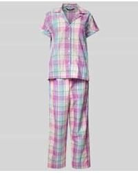 Ralph Lauren - Pyjama Met Logostitching - Lyst