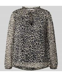 ONLY - Regular Fit Bluse mit V-Ausschnitt Modell 'DITSY' - Lyst