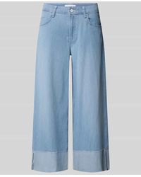 M·a·c - Cropped Jeans mit weitem Bein Modell 'NEVADA' - Lyst