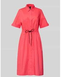 Marc Cain - Midi-jurk Met Strikceintuur - Lyst
