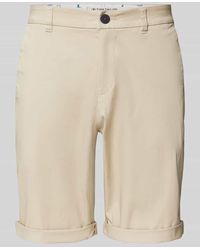 Tom Tailor - Regular Fit Chinoshorts aus Baumwoll-Mix - Lyst