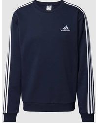 adidas - Sweatshirt mit Label-Stitching - Lyst