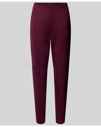 Christian Berg Women - Hose in Leder-Optik mit elastischem Bund - Lyst