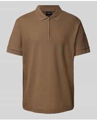 Joop! - Regular Fit Poloshirt Met Structuurmotief - Lyst