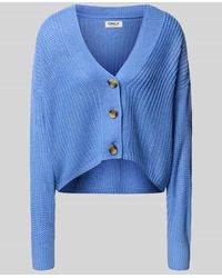 ONLY - Regular Fit Strickjacke mit überschnittenen Schultern MODELL 'CAROL' - Lyst