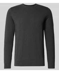 SELECTED - Regular Fit Gebreide Pullover Van Puur Katoen, Model 'Berg' - Lyst