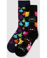 Happy Socks - Socken mit Allover-Muster Modell 'Cat' - Lyst