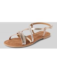 Tamaris - Ledersandalette mit schmalen Riemen - Lyst