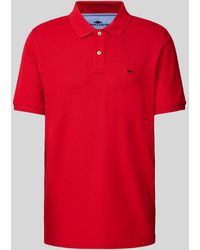 Fynch-Hatton - Poloshirt mit Logo-Stitching - Lyst