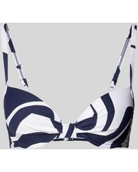 Esprit - Bikini-Oberteil mit Allover-Print Modell 'WAVE BEACH' - Lyst