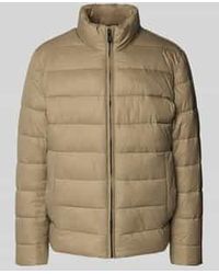 BOSS - Regular Fit Gewatteerd Jack Met Labelprint, Model 'Ciko' - Lyst