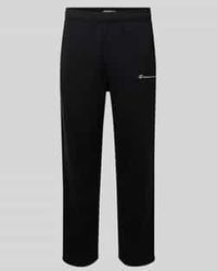 Champion - Straight Fit Sweatpants Met Logostitching, Model 'Icons' - Lyst