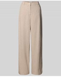 MSCH Copenhagen - Straight Leg Leinenhose mit Eingrifftaschen Modell 'Pennie Ginia' - Lyst