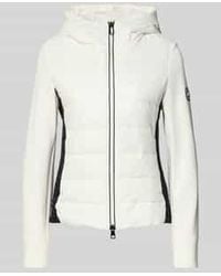Marc Cain - Slim Fit Gewatteerd Jack Met Capuchon - Lyst