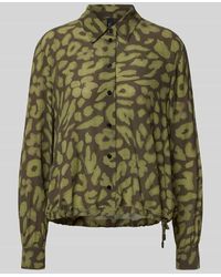 Marc Cain - Regular Fit Bluse aus Viskose mit Tunnelzug - Lyst