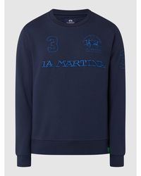 La Martina - Sweatshirt mit Logo - Lyst