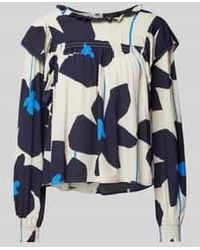 Ouí - Relaxed Fit Blouse Met Ballonmouwen - Lyst