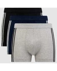 Schiesser - Boxershort Met Stretch In Set Van 3 - Lyst