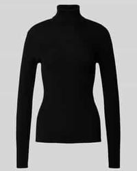Joop! - Gebreide Pullover Met Geribde Col, Model 'Kalis' - Lyst
