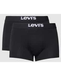 Levi's - Boxershort Met Elastische Band Met Logo Model 'Solid Basic Trunk' - Lyst