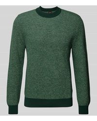 BOSS - Strickpullover mit Rundhalsausschnitt Modell 'Aspoki' - Lyst