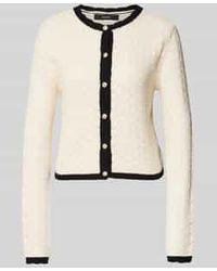 Vero Moda - Regular Fit Gebreid Jack Van Katoenmix Met Broderie Anglaise - Lyst