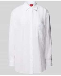 HUGO - Regular Fit Overhemdblouse - Lyst
