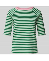 Tom Tailor - Regular Fit T-Shirt Aus Reiner Baumwolle Mit Streifenmuster - Lyst