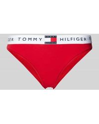 Tommy Hilfiger - Bikini-Hose Mit Elastischem Label-Bund Modell 'Th Heritage' - Lyst
