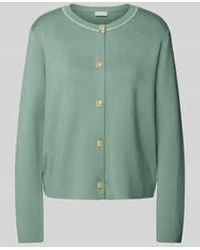 Milano Italy - Gebreide Cardigan Met Ronde Hals - Lyst