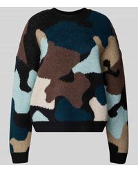 Tom Tailor - Regular Fit Strickpullover mit Allover-Muster - Lyst