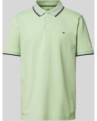 Fynch-Hatton - Regular Fit Poloshirt mit Kontraststreifen - Lyst