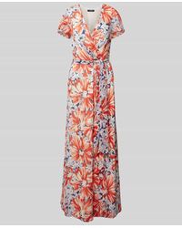 Ralph Lauren - Abendkleid Mit Bindegürtel Modell 'Farrysh' - Lyst