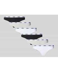 PUMA - String Met Elastische Band Met Label - Lyst