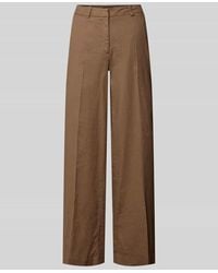 Cambio - Hose aus Leinen-Mix mit Bügelfalten Modell 'MIRA' - Lyst