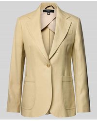 Weekend by Maxmara - Taillierter Blazer aus Baumwoll-Leinen-Mix Modell 'GALLI' - Lyst