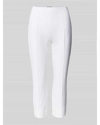 Seductive - Skinny Fit Caprihose mit fixierten Bügelfalten - Lyst