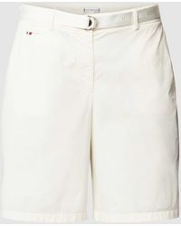 Tommy Hilfiger - PLUS SIZE Shorts mit Label-Details Modell 'Twill' - Lyst
