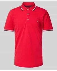 Christian Berg Men - Poloshirt Met Labelstitching - Lyst