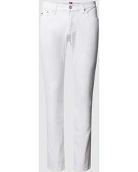 Tommy Hilfiger - Slim Fit Jeans im 5-Pocket-Design Modell 'SCANTON' - Lyst